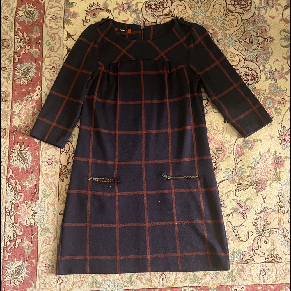 Woman Check Dress